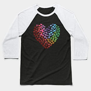 Valentines Day Gift - Candy Hearts Baseball T-Shirt